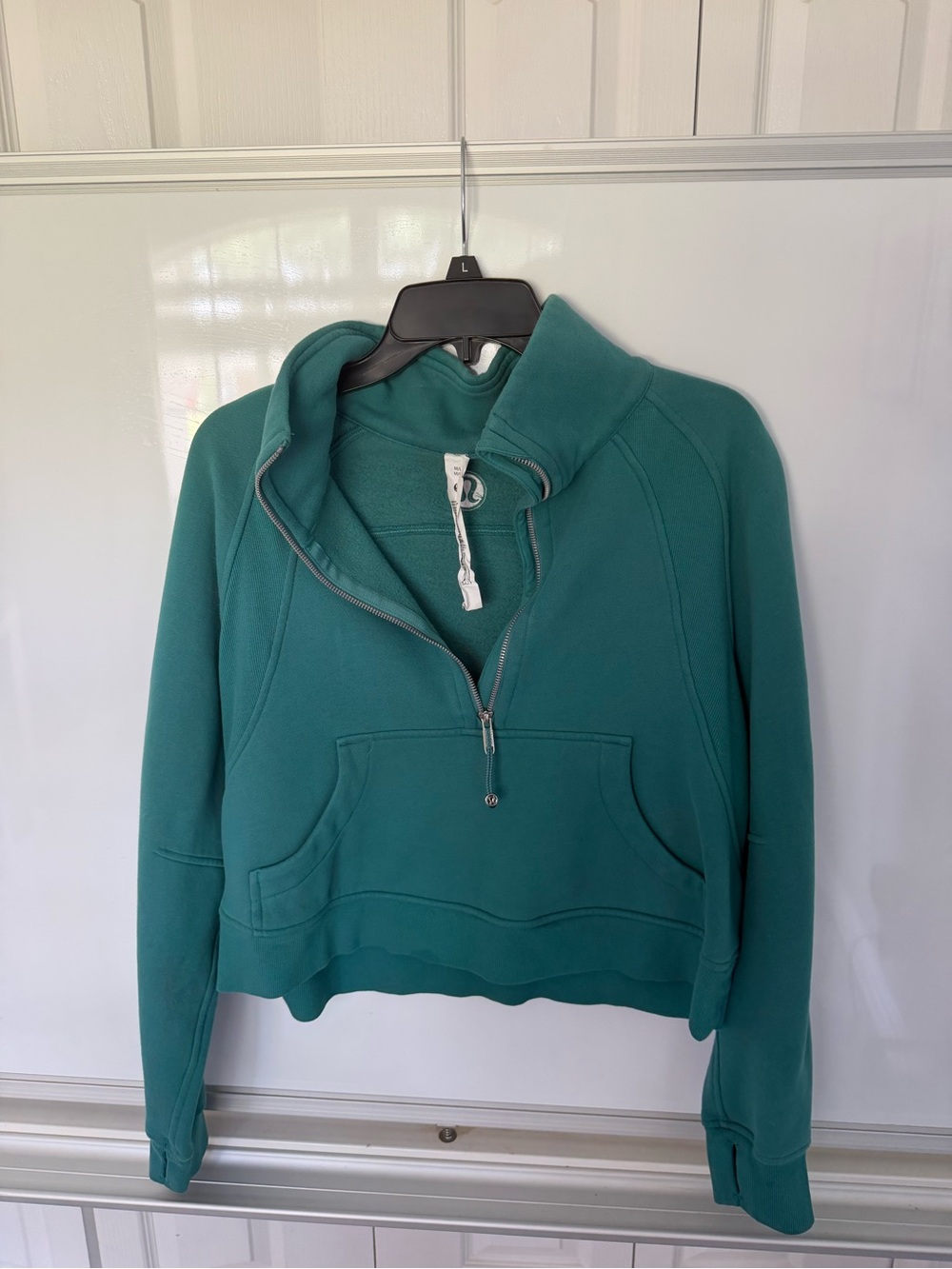 lululemon athletica Scuba Teal Half-Zip Pullover